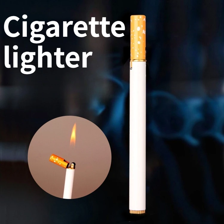 

2PCS New Mini Fine Cigarette Grinding Wheel Open Flame Lighter Metal Personalized Lighter