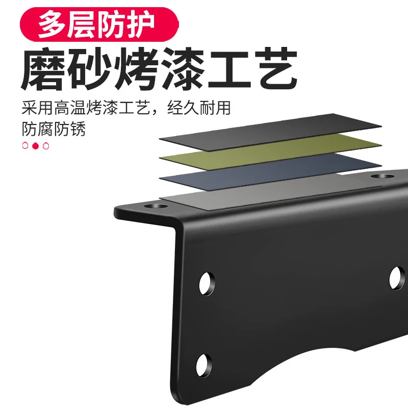 Triangular  Thickened l-type shelf Wall Fixed iron Right angle load-bearing wall support frame