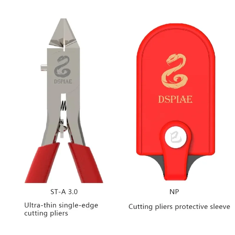 DSPIAE ST-A 3,0 Zange AT-DK01 Carving Wide Blade Stift Messer AT-TZ Abgewinkelte Pinzette