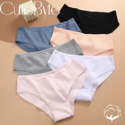 Women's Cotton Underwear Panty Cute Sexy Panties Female Seamless Underpants Solid Color Panty Intimates Women Lingerie S-XL