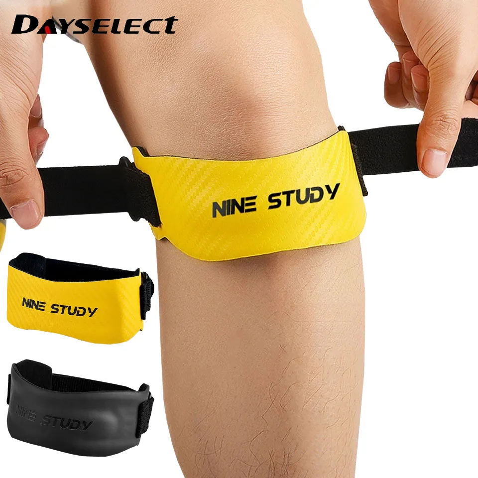 Adjustable Patella Knee Strap Knee Brace Patellar Tendon Stabilizer Support Band for Soccer Basketball Running Jumper Gym Squat