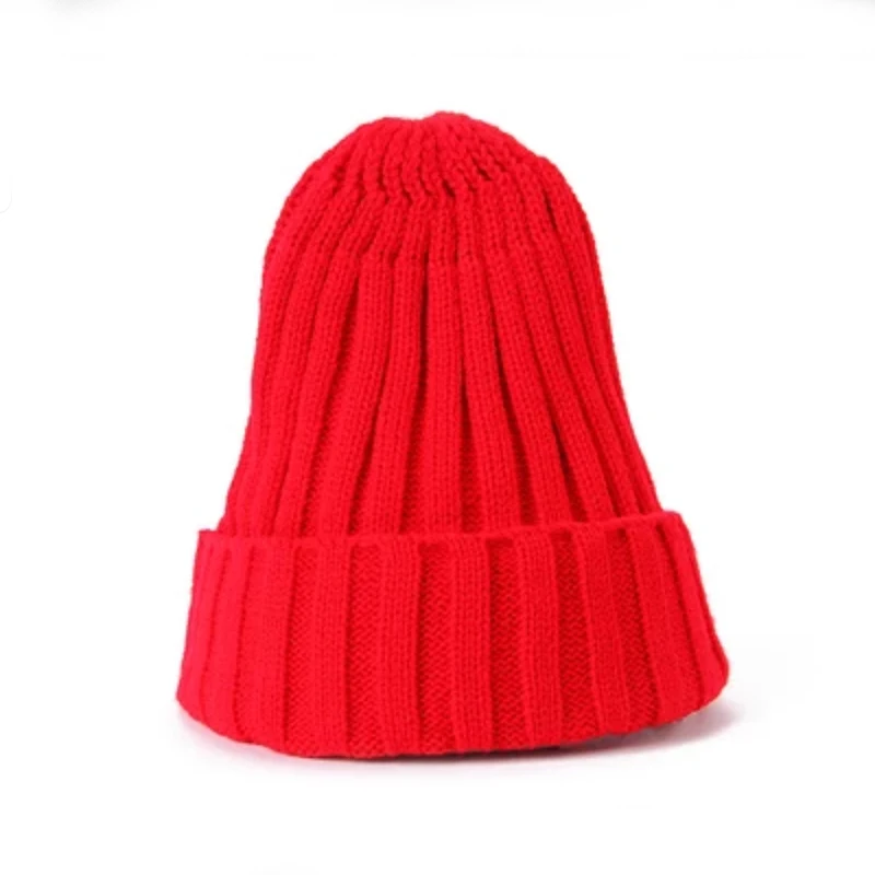 2019 New Beanies Women Solid Knitted Warm Soft Trendy Hats Simple Korean Style Womens Wool Casual Caps Elegant All-match Beanie