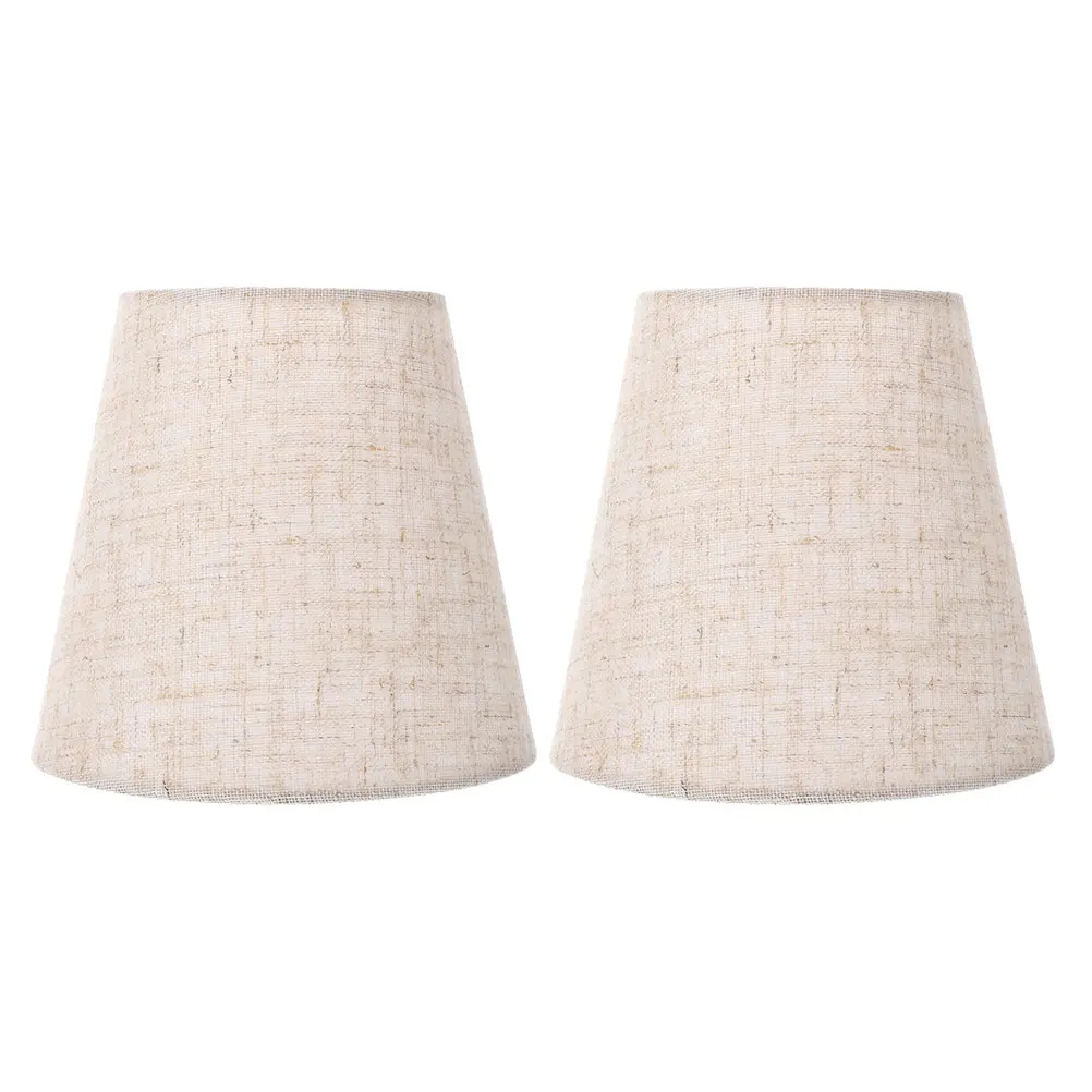 

2pcs Lampshades Fabric Light Covers Decor Accessories for Table Floor Lamps Home Restaurant Dormitory Hotel Stylish Cloth Craft