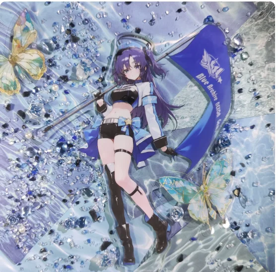 Japanese Anime Blue Archive Hayase Yūka Acrylic Stand Figure Model Plate Cosplay Collection Desktop Decor Gifts WXH