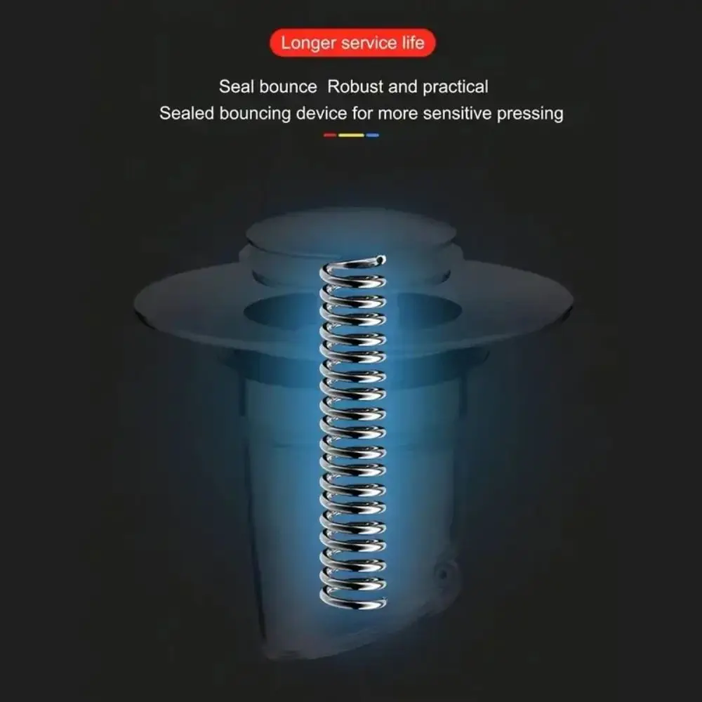1Pcs Durable Bounce Core Pop-up Drain Filter Universal Press Type Sink Strainer Shower Plug Kitchen