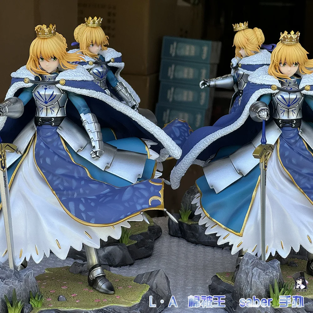 

Фигурка Артории Пендрагон Сэйбер, Fate Stay Night Blue Armor Standing Ver., Коллекционная модель аниме-фигурки FGO
