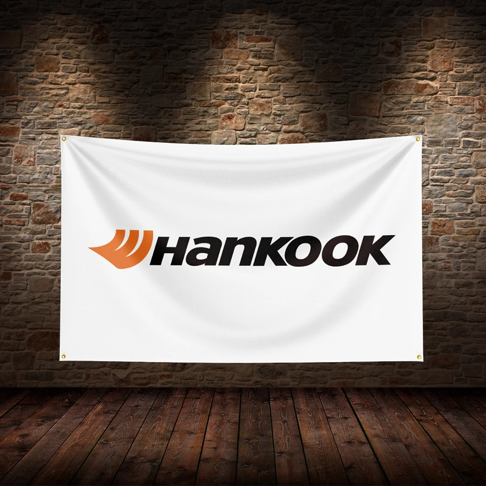 

3x5 Ft H-Hankooks Flag Polyester Printed Car Flags for Room Garage Decor