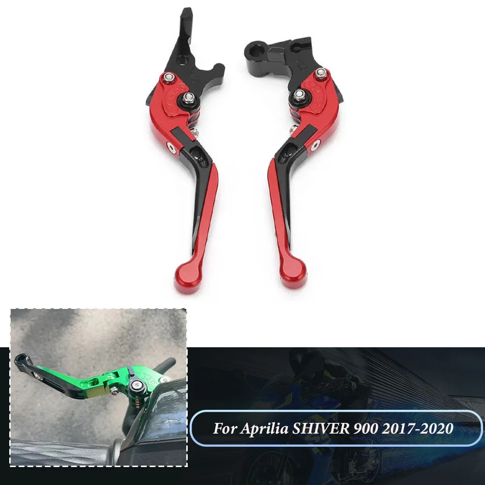 Motorcycle Folding Extendable Brake Clutch Levers For Aprilia SHIVER 900 2017-2020 GT 2007-2016 DORSODURO 900 2017 - 2020