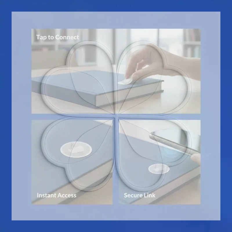 High Sensitive Rewritable NFC Chip Sticker Tags 20 Pcs Optional 213 215 216 for Office Door Access System