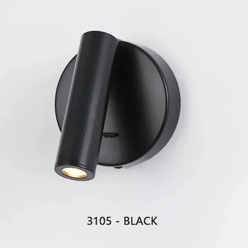 

Indoor LED Wall Light With Switch Interior Wall Lamp Decorat Bedroom Hotel Guest Room Lighting for a bedside reading light