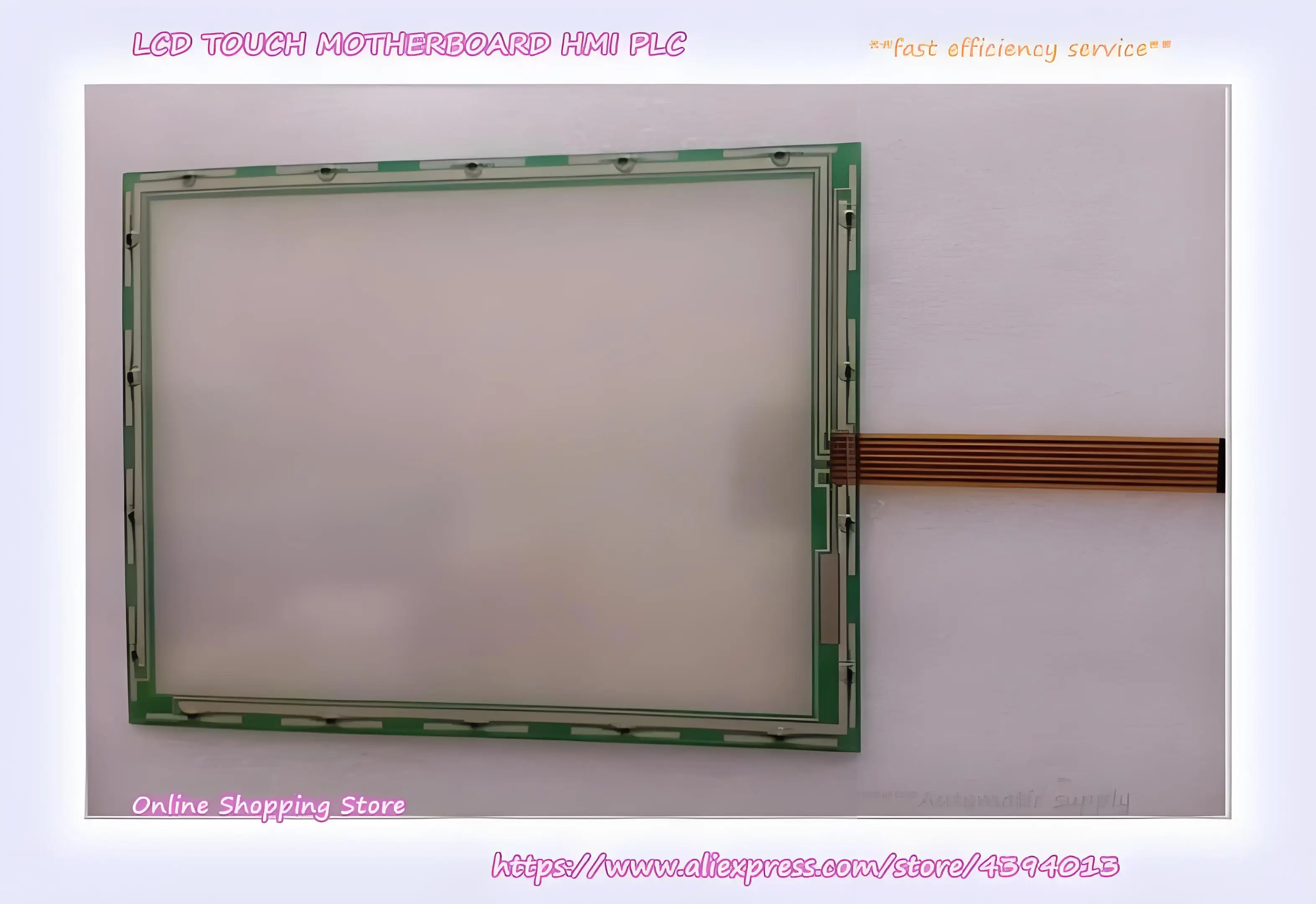 New 10.4 Inch 7 Wire Touch Screen N010-0550-T627 Touch Screen Glass