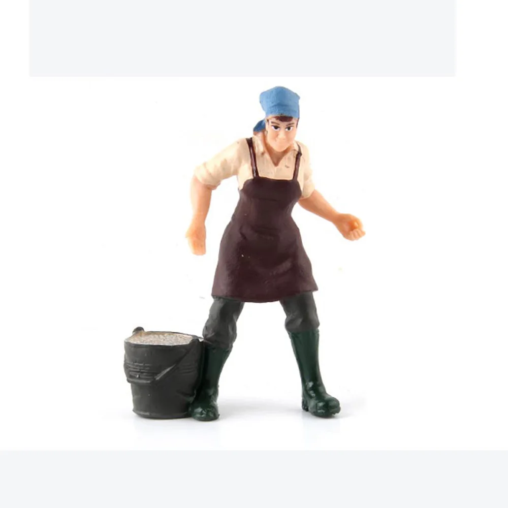 

Feeder Modern Worker Kid Toy Action Farm Staff Simulation Farmer Farm Human Figure Home Decoration Farmer People Model