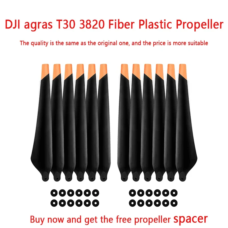 Copia de piezas de Dron DJI agras T30 3820, hélice plegable de mezcla de plástico de fibra de carbono, hélices CW CCW, palas de Dron agrícola
