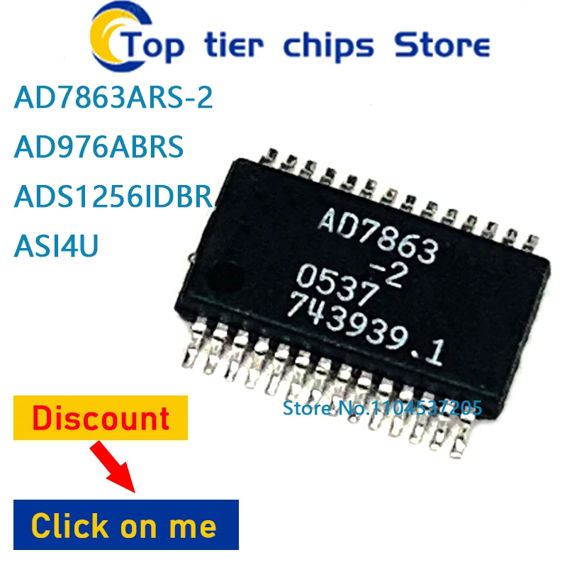 

1-10 шт./лот AD7863ARS-2 AD976ABRS ADS1256IDBR ASI4U SSOP28 100% НОВЫЙ