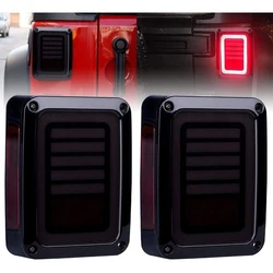 2pcs LED Tail Lights for Jeep Wrangler JK 2007-2016 Europe Version Brake Lamp Reverse Running Lights Car Tail Lights Assembly