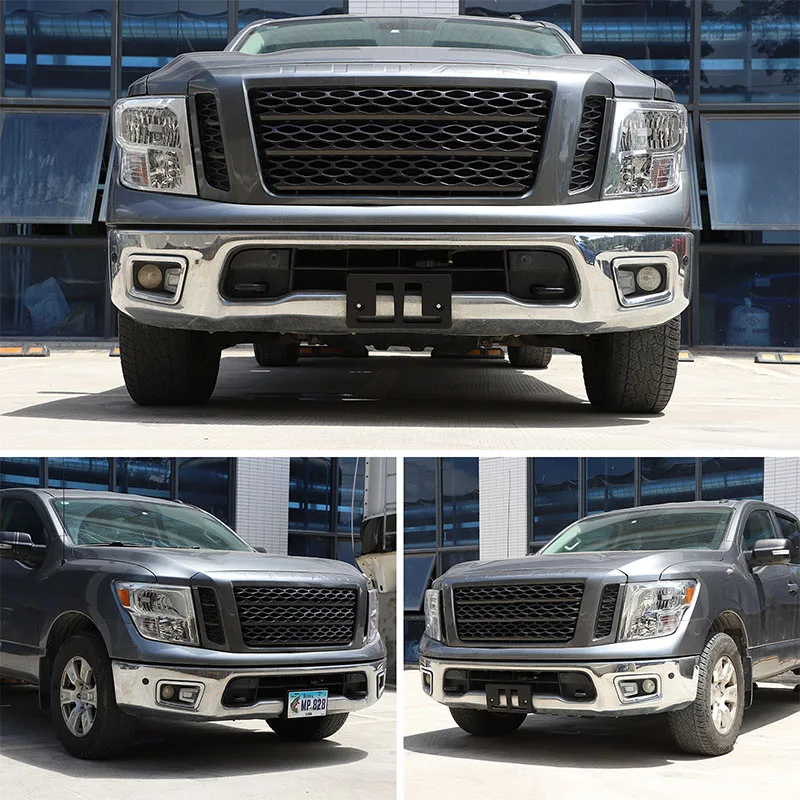 สำหรับนิสสัน ไททัน ปี 2016-2019 รุ่นอเมริกา ชุดติดตั้งแผ่นป้ายทะเบียนด้านข้างรถพ่วง แบบไม่ต้องเจาะ