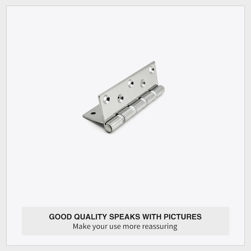 304 Stainless Steel ZL065 Hinge Widened Indoor Wooden Door Lotus Page Hardware Enlarged Heavy-Duty Leaf Hinge Complete