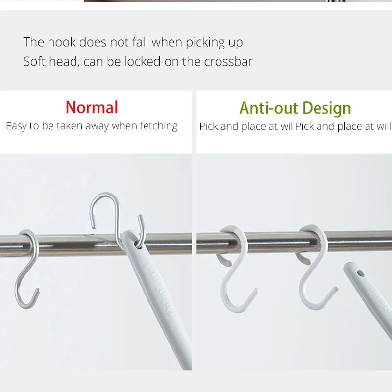 SHIMOYAMA 3 шт. S-образные крючки портативный пластиковый универсальный S подвесной крючок для хранения кухня ванная комната крючок-органайзер с