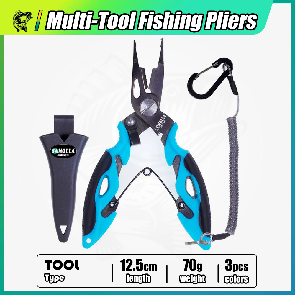 

Новый корпус из нержавеющей стали 420, многофункциональные рыболовные плоскогубцы, аксессуары, ножницы, резак для лески, крючки для удаления, инструменты для рыбалки на открытом воздухе