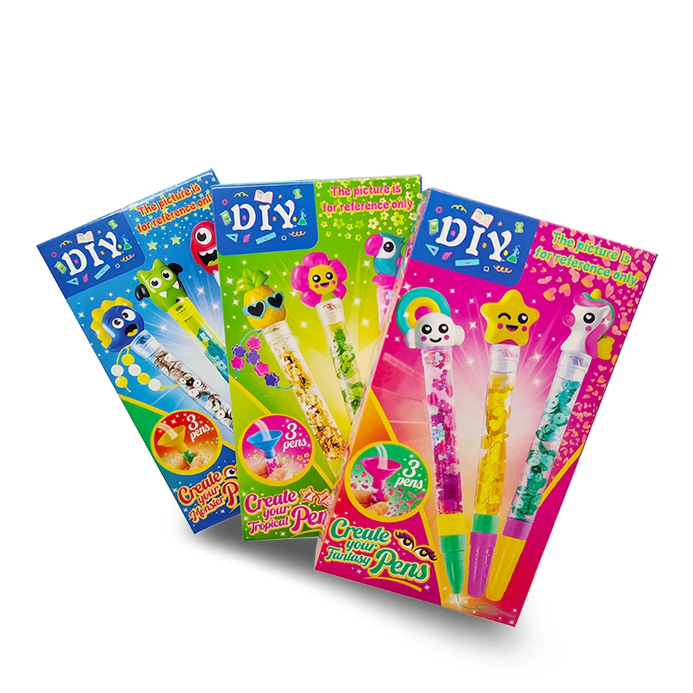 

Student Smooth-Writing Gel Pens, Small Box of Liquid Sand Pens, Trendy High-Appearance Liquid Sand Pens for Girls, Creative Cute Pendant Pens, Back-To-School Season Gift Pens