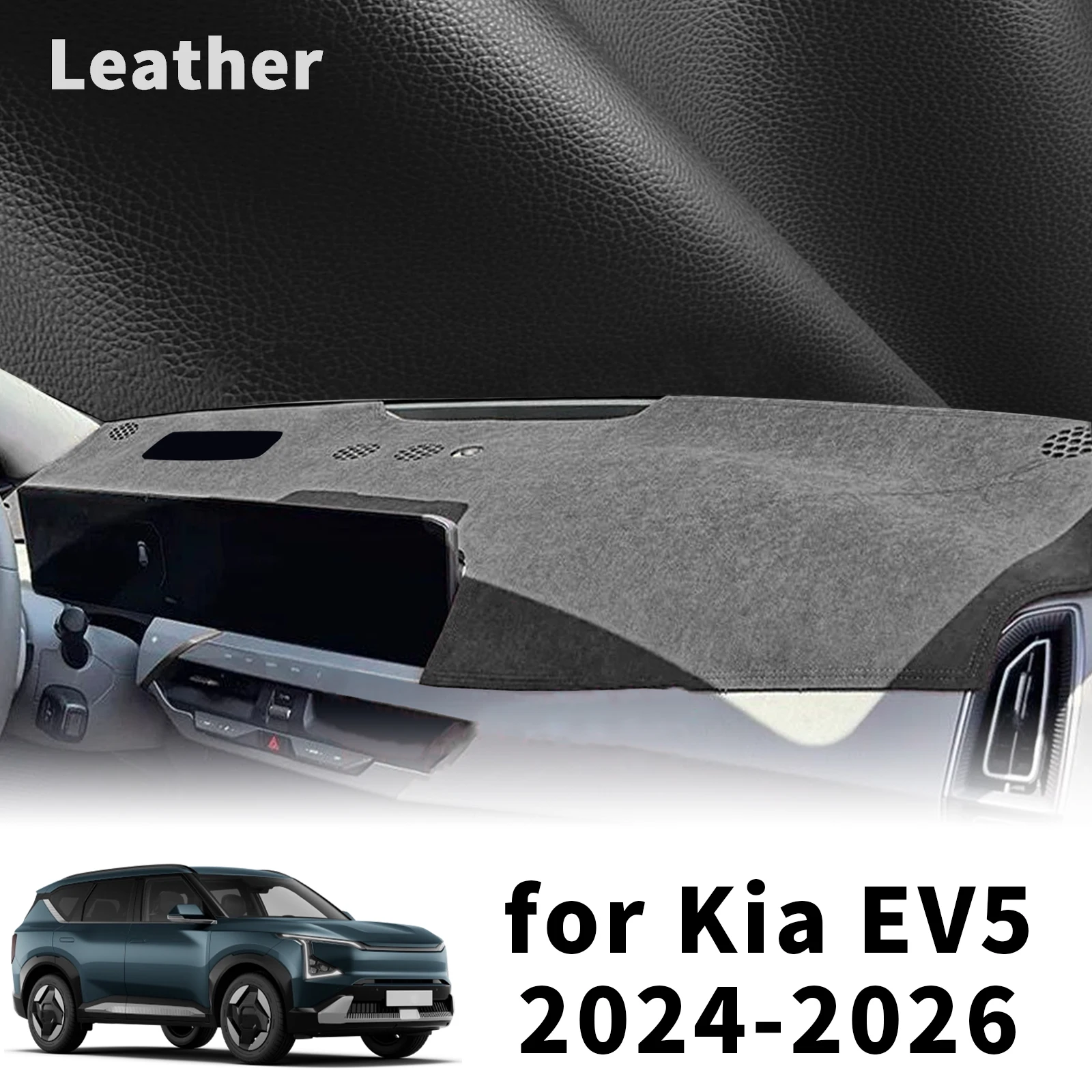 

fit for Kia EV5 2024 2025 2026 High Quality Dashboard Cover Dashmat Sunshade Anti‑UV Protector Dash Mat Pad Accessories