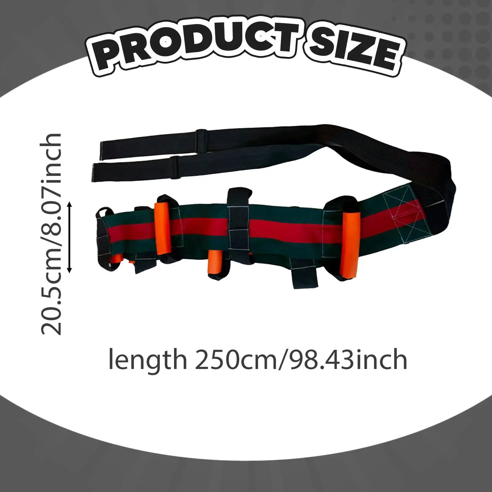 Bed Ladder Assist Strap Pull Up Helper for Seniors Adjustable Rope Aid Sit Up Hoist Non Slip Nylon Bed Rail Device