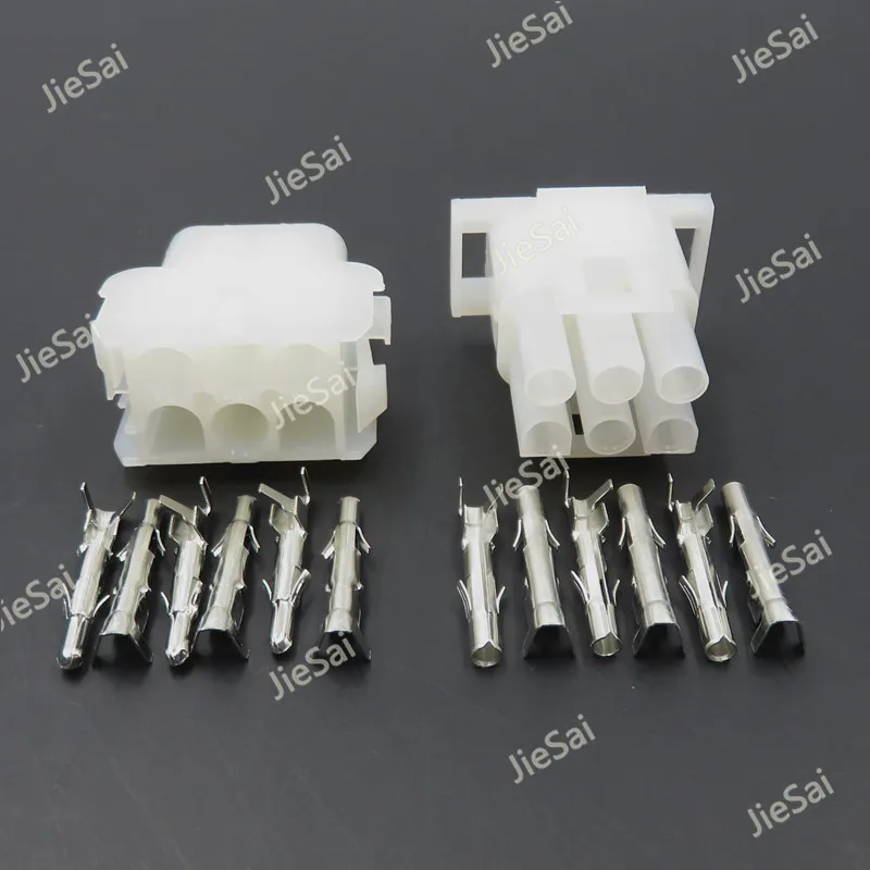 6 Pin 63080 Electrical Connector Female And Male Plug For Elevator Auto