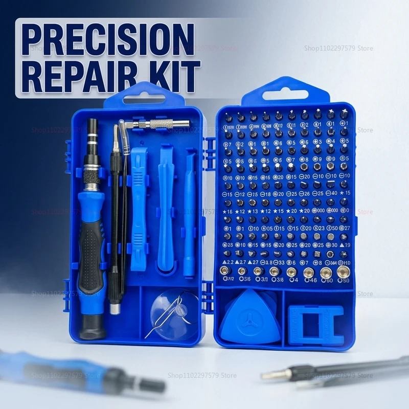 115 in 1 Multifunctional Screwdriver Set Electronics Repair Tools for Computers Phones Household Insulation Screwdriver Kit