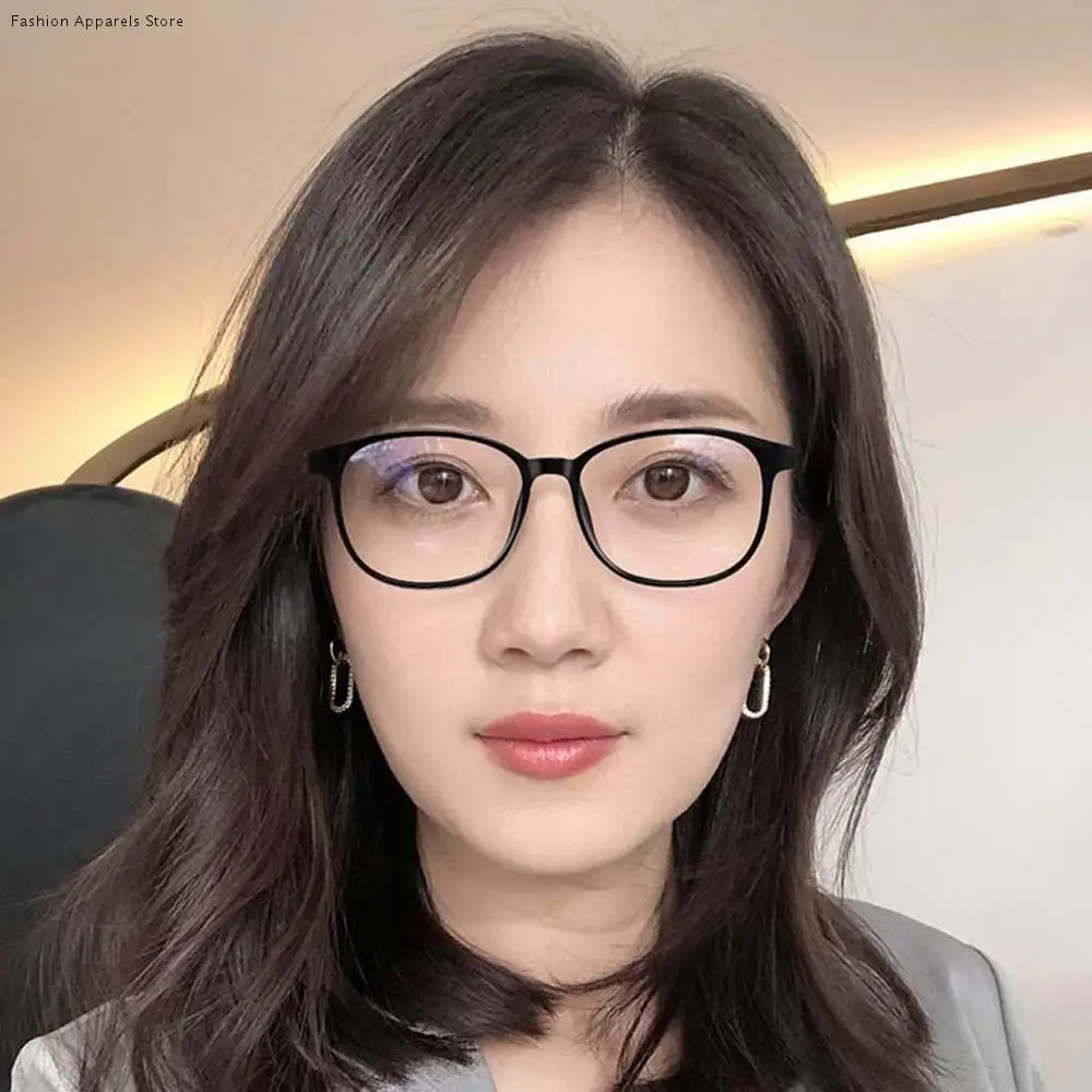 

New Transparent Anti Blu-ray Glasses Resin Versatile Unisex Plain Eyewear Waterproof PC Gradient Frame Glasses Boss