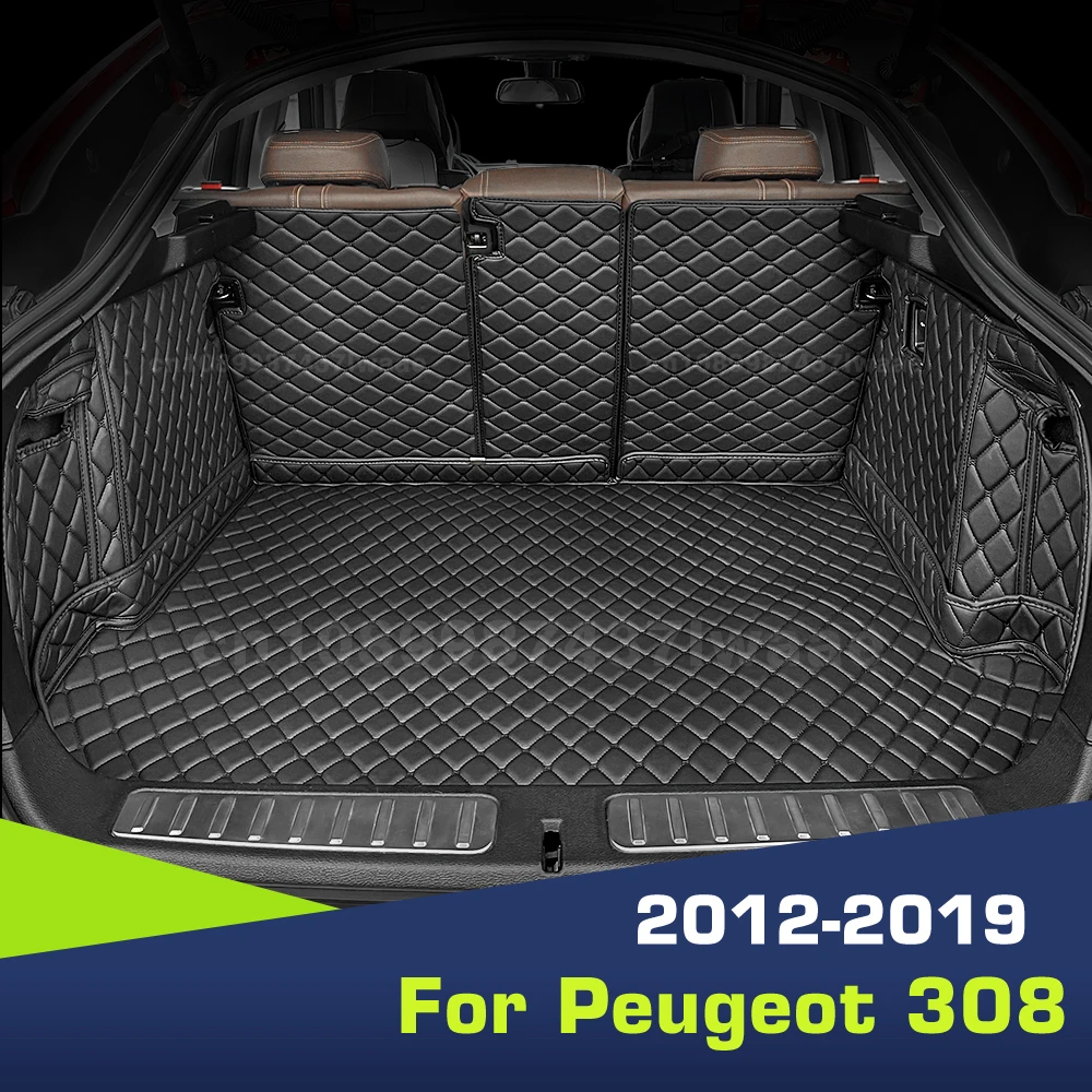 

Для Peugeot 308 2012-2019 18 17 16 15 14 13 Автоматический коврик для багажника с полным покрытием Автомобильный защитный коврик для багажника Аксессуары для интерьера