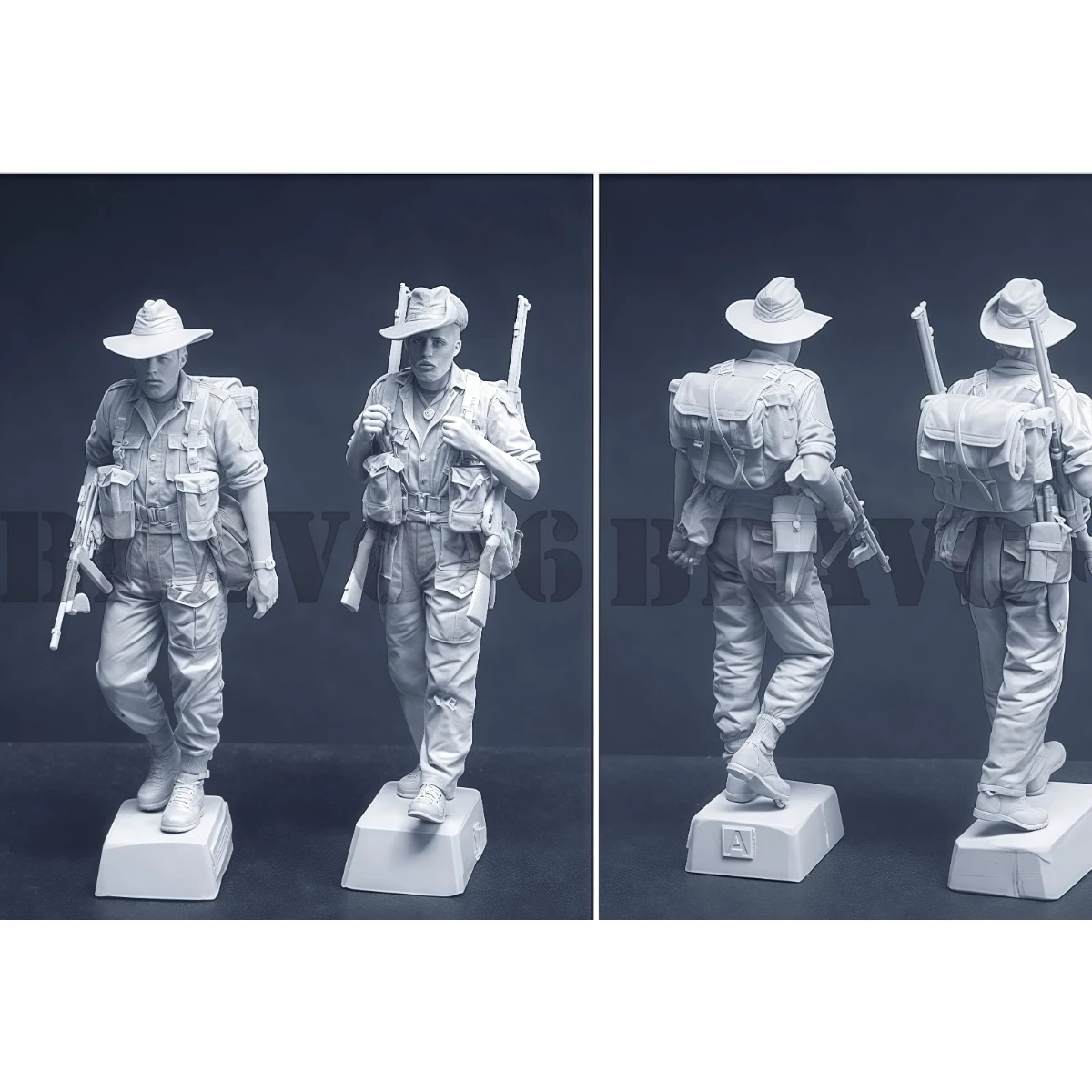 1/35 resin unpainted model kit, military theme, World War II Chindit unassembled and unpainted GK, 1885R - Image 2