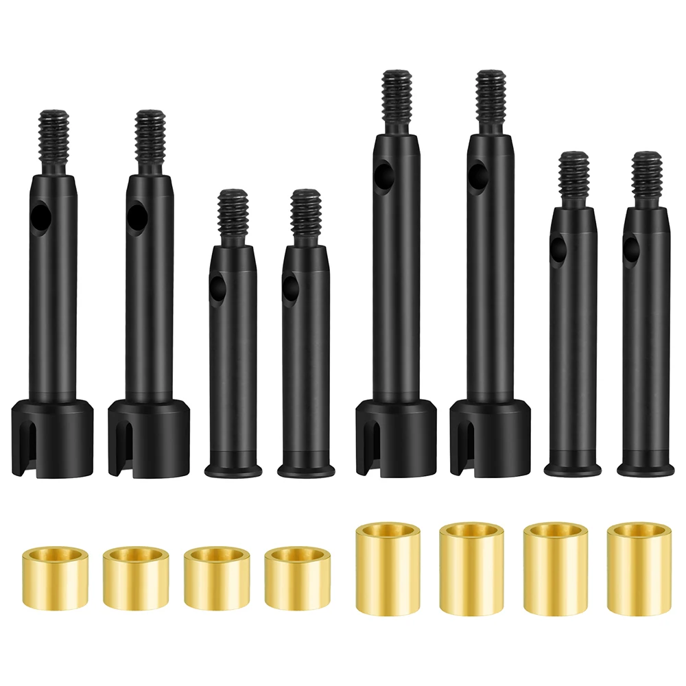 YEAHRUN 1Set Front & Rear Steel CVD Extended 3mm/5mm for LOSI 1/24 Micro-B 2WD Buggy RC Car Upgrade Parts