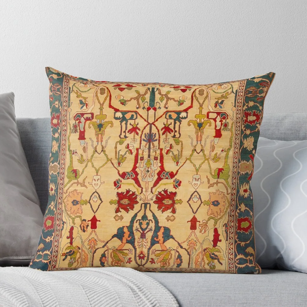 Heriz Antique Persian Rug Print Throw Pillow Pillow Cases Decorative Sofa Pillow Cover Cusions Cover