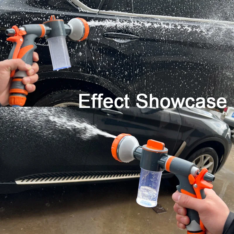 Z Portable Auto Foam Lance Water Gun High Pressure Nozzle Jet Car Washer Sprayer Cleaning Automobile Garden Irrigation Wash Tool