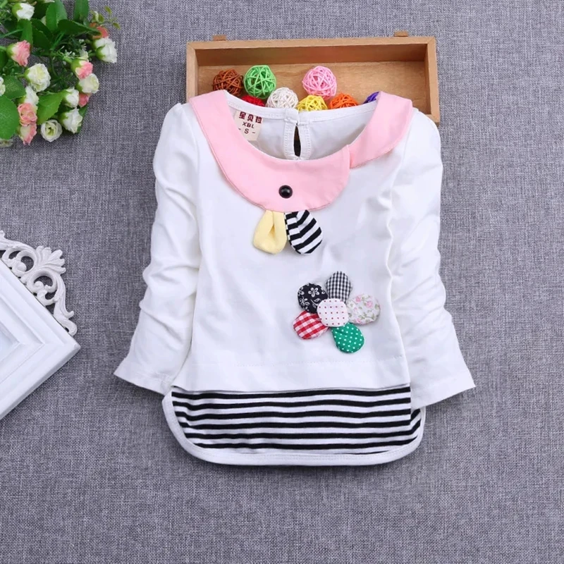 18M-4T الفتيات الاطفال ربيع الخريف أزياء الكرتون القطن الأطفال معطف العلامة التجارية