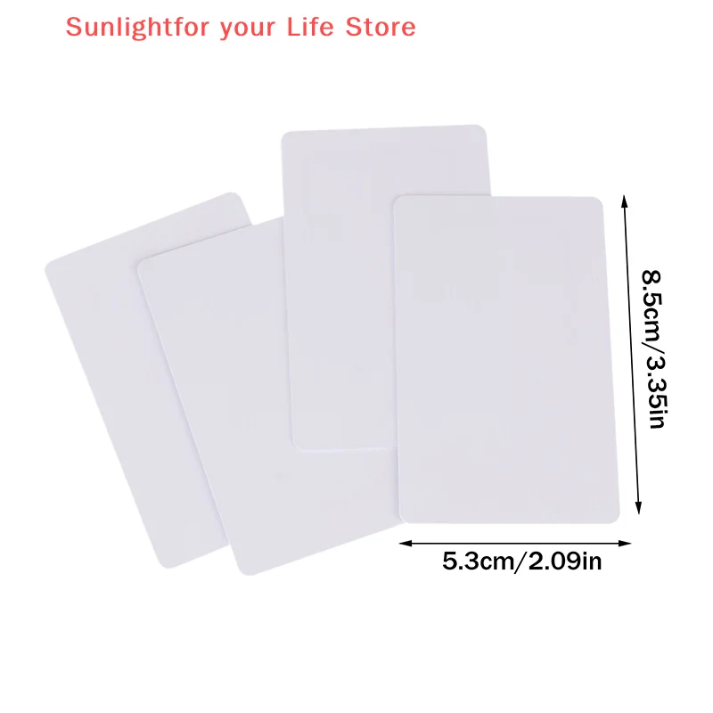 10 szt. Karty RFID 125 kHz z możliwością ponownego zapisu T5577/5200/EM4305, puste tagi PVC, inteligentne karty dostępu, karty kluczowe do odczytu, zapisu, programowania i klonowania.