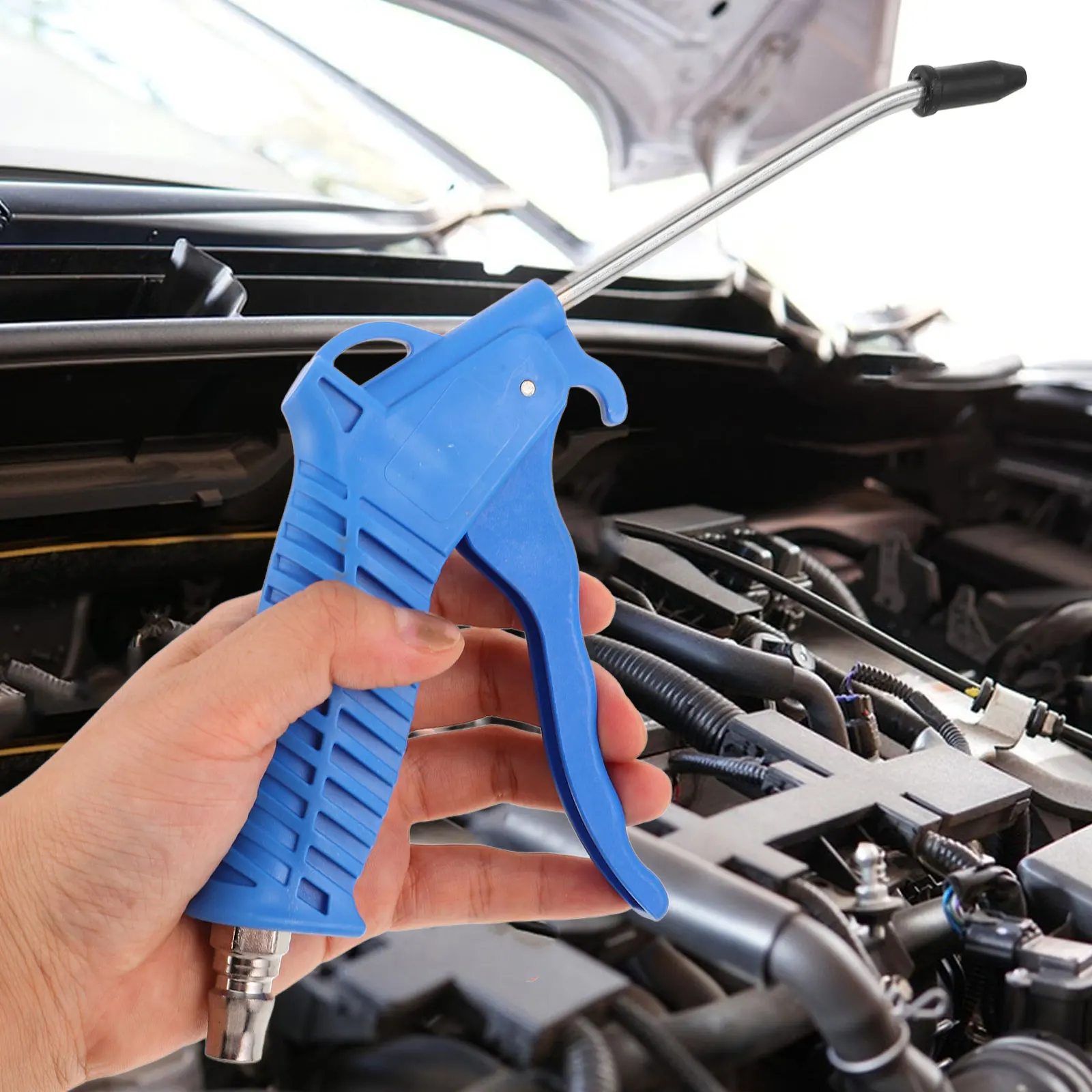 

High Pressure Air Blower Duster Kit Multifunctional Pneumatic Dust Removal Tool Workshop Garage Car Pc Rocket Blower Extended