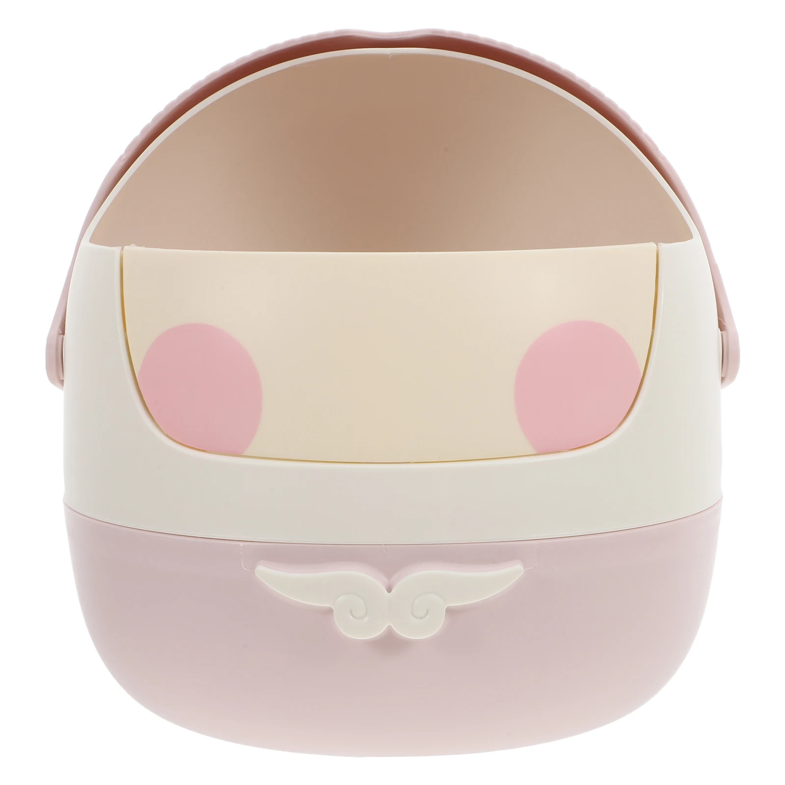 

Cute Trash Can Small Desktop Wastebasket Household Cartoon Garbage Bin Compact Waste Paper Bedroom Office Kid Friendly