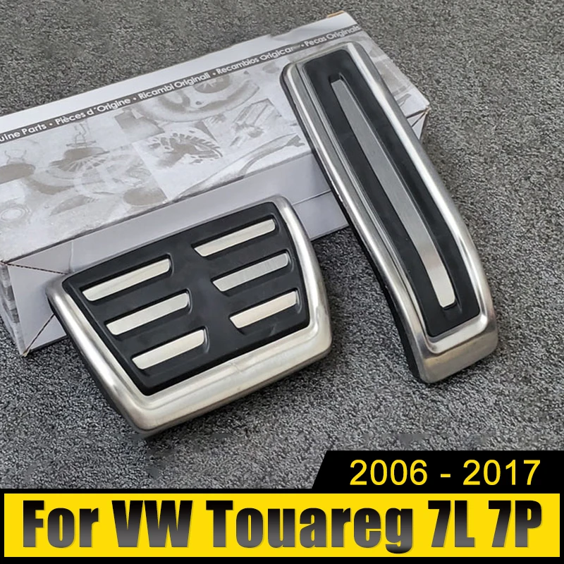 

Car Accelerator Brake Pedals Cover For VW Touareg 7L 7P 2006 2007 2008 2009 2010 2011 2012 2013 2014 2015 2016 2017 Accessories