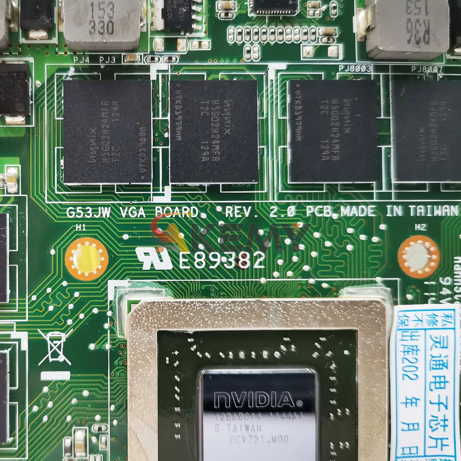 G53JW Scheda Madre Del Computer Portatile Per ASUS 460M carta VGA GTX460M G53JW GTX G53XI74JW Notebook Mainboard 100% test OK spedizione veloce stk