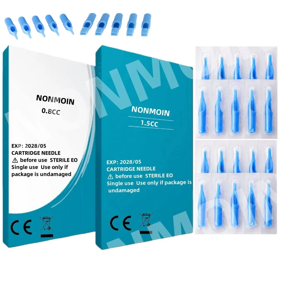 Original Disposable Tattoo Cartridges Needles Professional Sterilized Safety For Tattoo Machine Supply 1.5cc/0.8CC