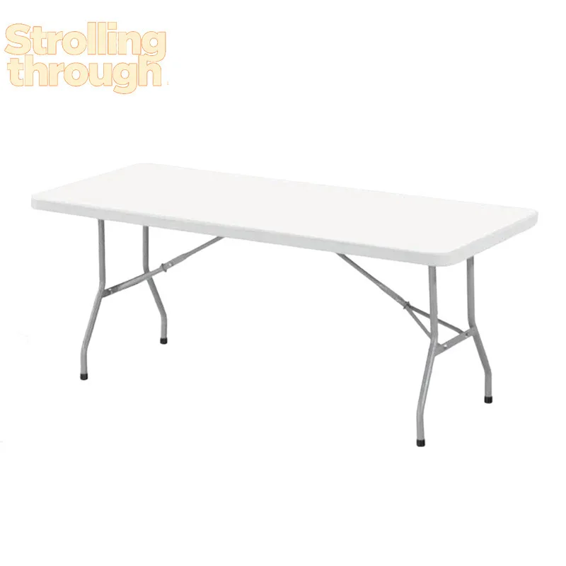 

Складной простой обеденный стол для дома, уличный стол для торговли, портативный прямоугольный обеденный стол, складной стол для малогабаритных квартир