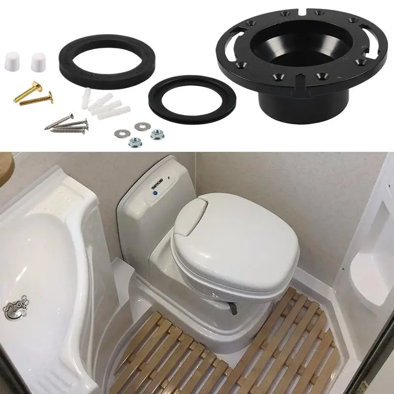 RV Toilet Gasket Toilet Base Seal 385311658 RV Toilet Flush Seal Kit For 300/310/320 Series RV Toilet Flange Seal