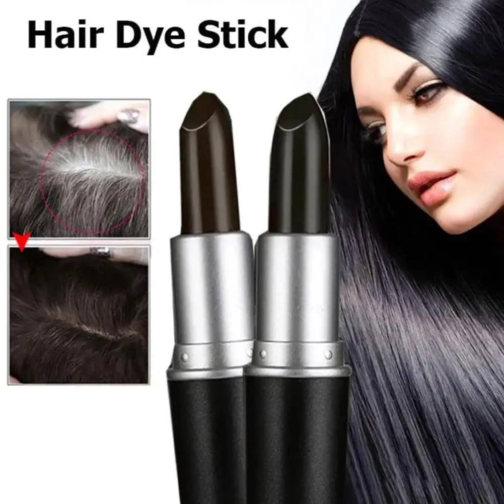 One-Time Hair Dye Instant Gray Root Coverage Hair Color Modify Cream Stick Temporary Cover Up White Hair Colour Dye Cosmetics