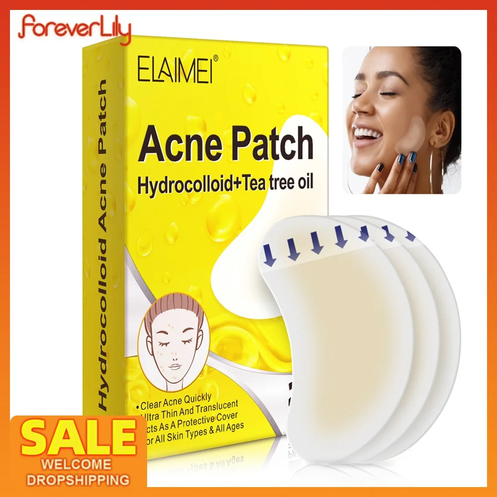 

20PCS Acne Patch Stickers Tea Tree Oil Acne Treatment Tools Pimples Remover Blemish Absorb Acne Facial Acne Mask Skin-friendly