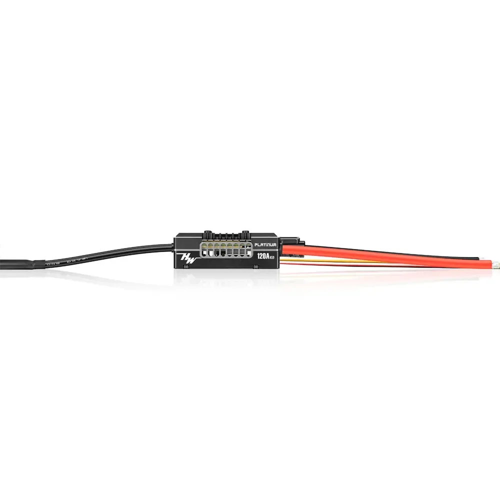 Hobbywing-Controle de velocidade elétrico V5 Platinum, ESC sem escova, comutável, saída BEC para helicóptero RC, asa fixa, 80A, 120A, 150A, 3-8S