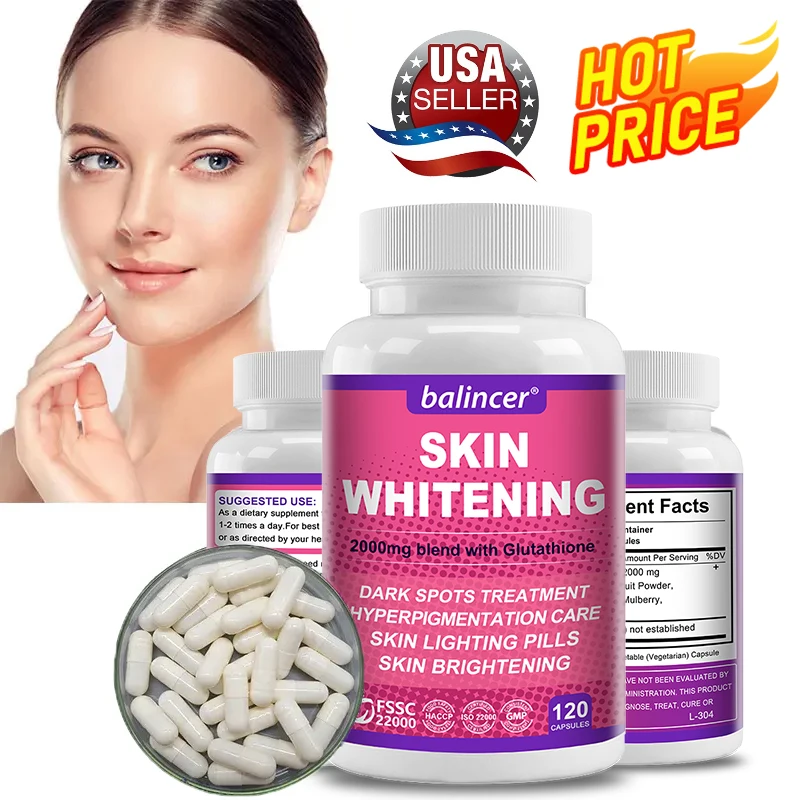 Glutathione - Skin Brightening Supplement That Supports Beautiful Radiance, Antioxidant and Detoxification