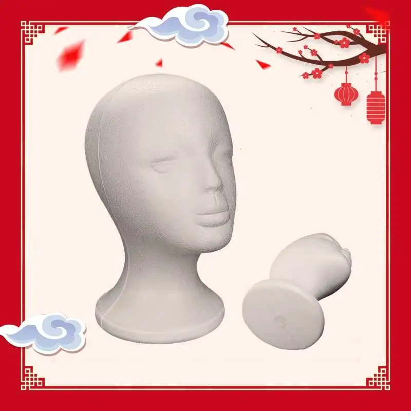 New Female Foam Head Model Wig Hat Headwear Display Stand Mount Styling Salon Mannequin Physical Shop Photograph Props