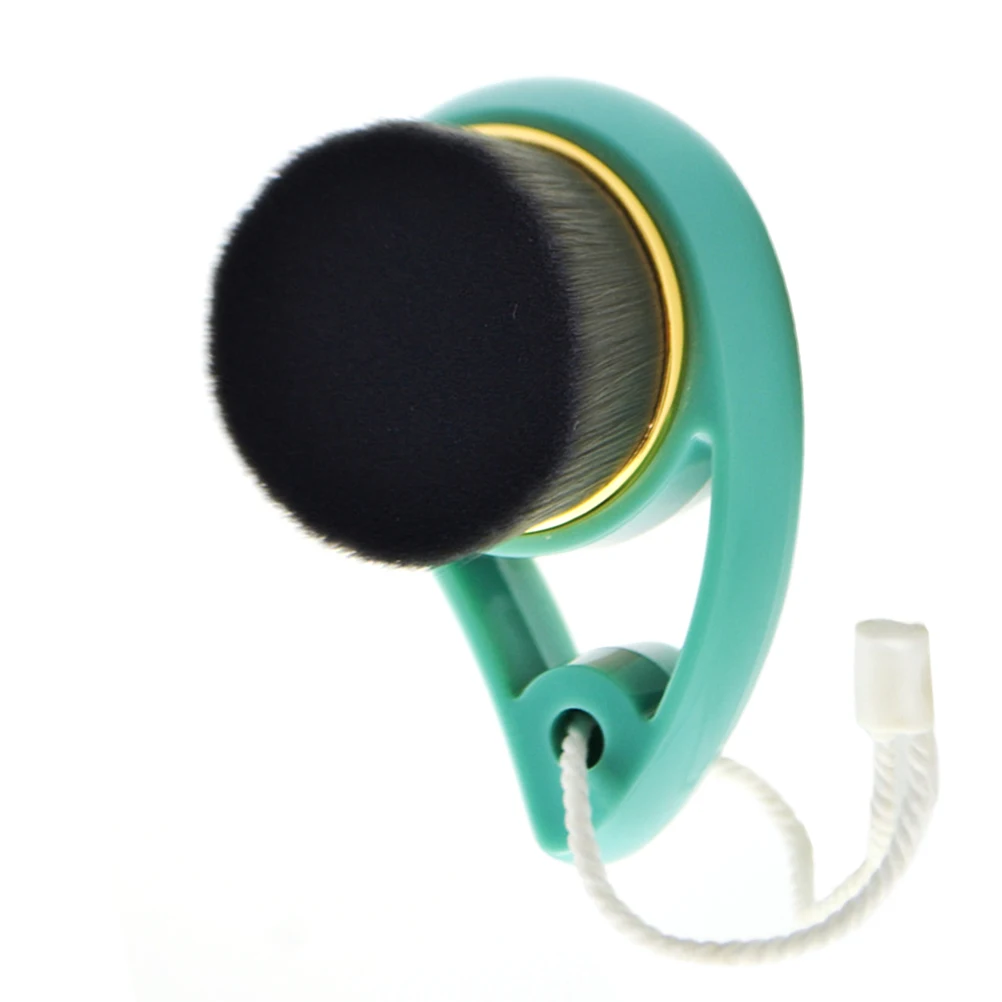

1pc Fiber Facial Cleansing Gentle Exfoliating Deep Pore Cleaning Skin Care Tool For Men Women Green Reusable Face Brush For Acne