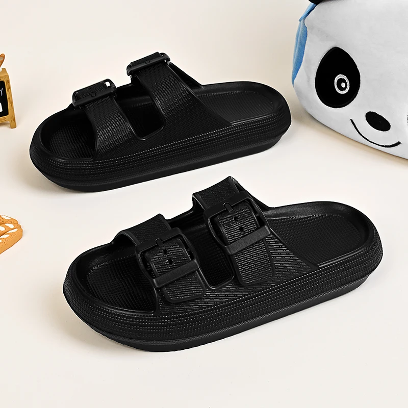 Summer Kid Slippers Non-slip Sandals Boy Girls Eva Platform Soft Bottom Girls Kids Trend Slides Beach Shoes